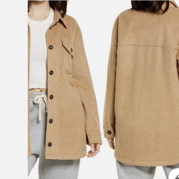 Thread and Supply Camel Shacket - Picture 2 of 7